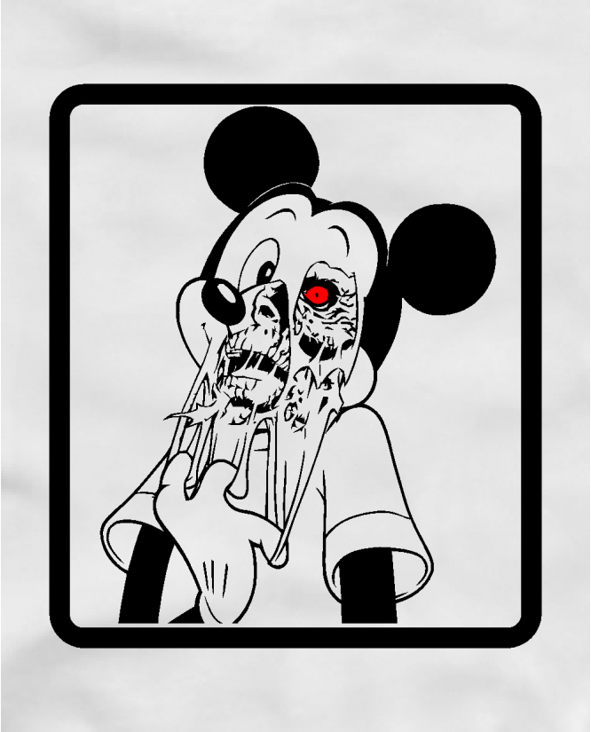 Mickey Mouse zombie